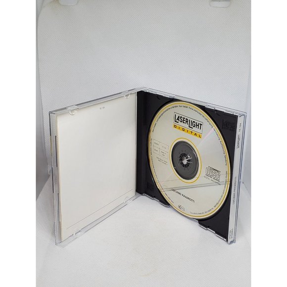 1990 Luciano Pavarotti Live On Stage Audio Laser Light Digital CD No Scratches - Picture 8 of 10